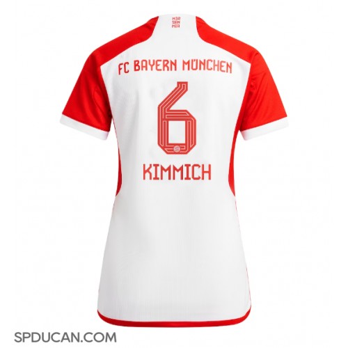 Zenski Nogometni Dres Bayern Munich Joshua Kimmich #6 Domaci 2023-24 Kratak Rukav